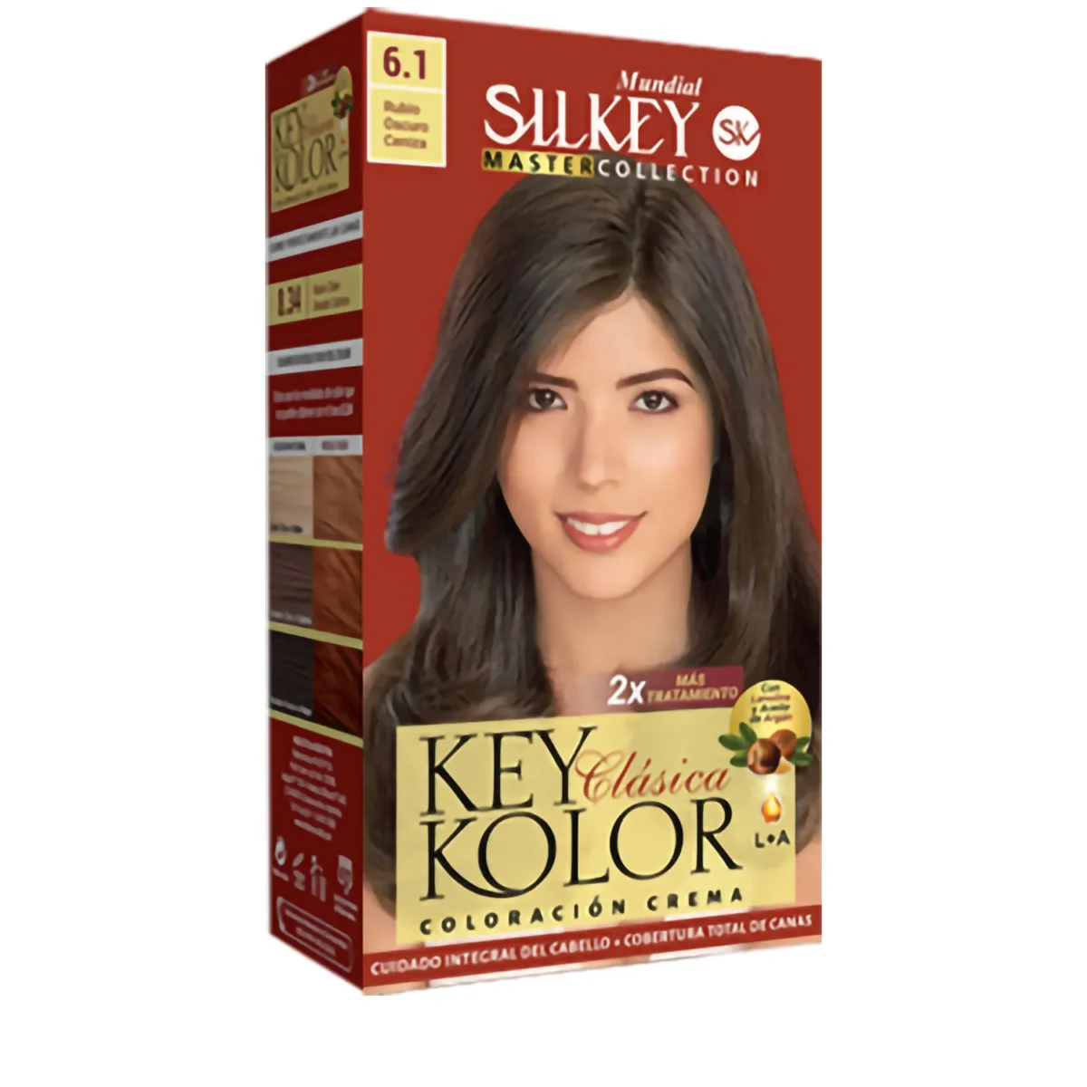305670 Kit tintura Key Kolor tono 6.1 - Imagen 1