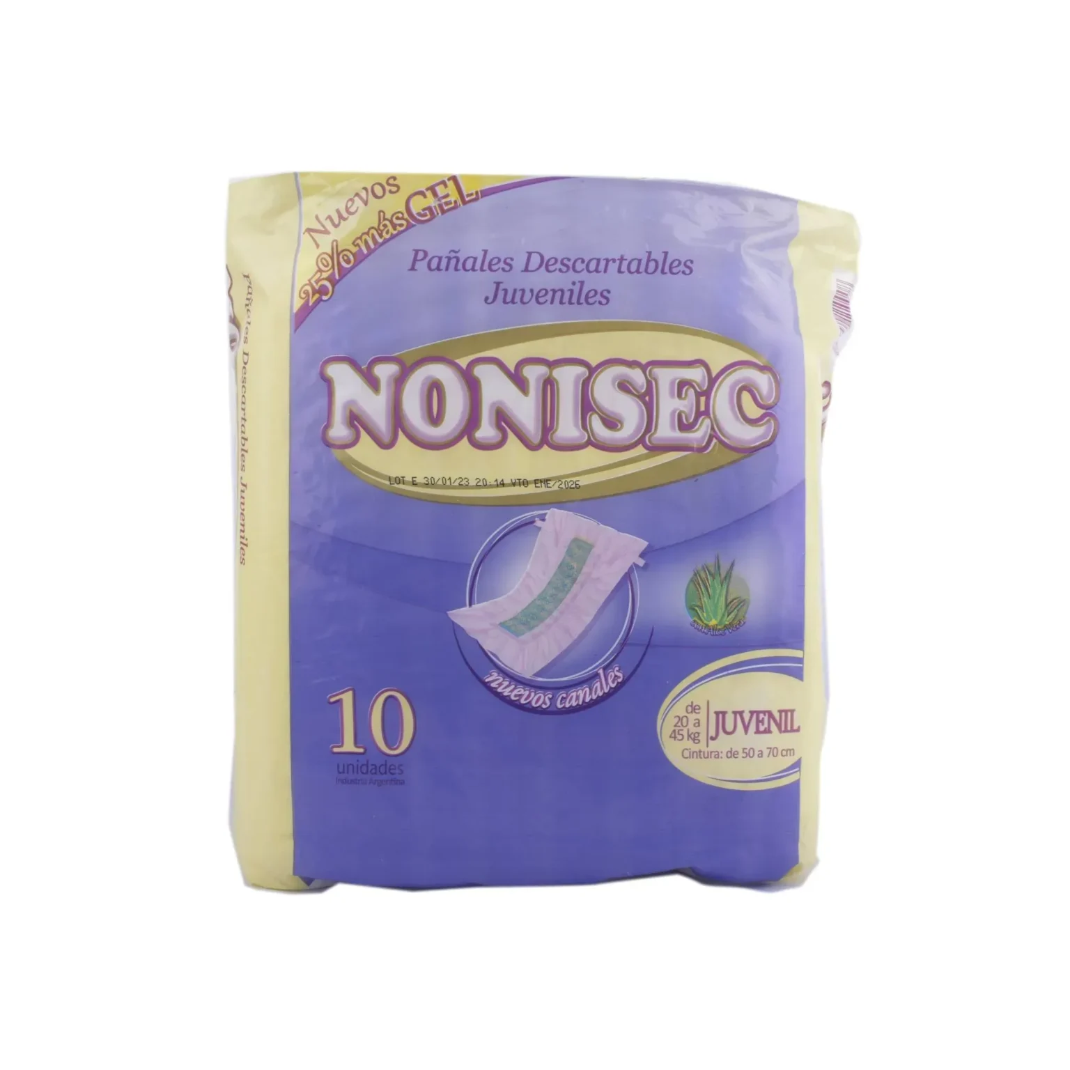 307428 Pañales Nonisec Juveniles x10 u – Nonisec - Imagen 1
