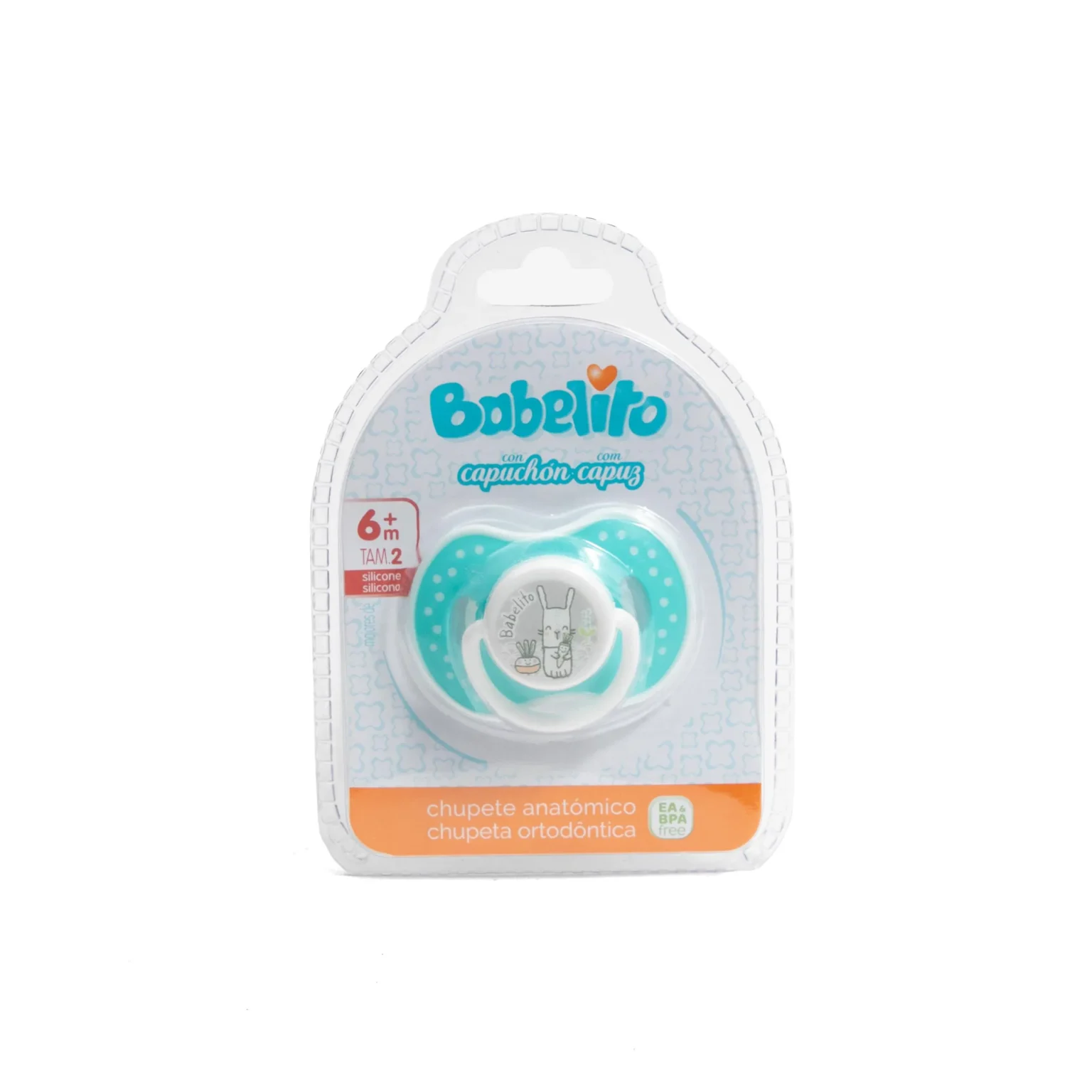 307454 Babelito Chupete Tetina Silicona Talle 2 - Imagen 1