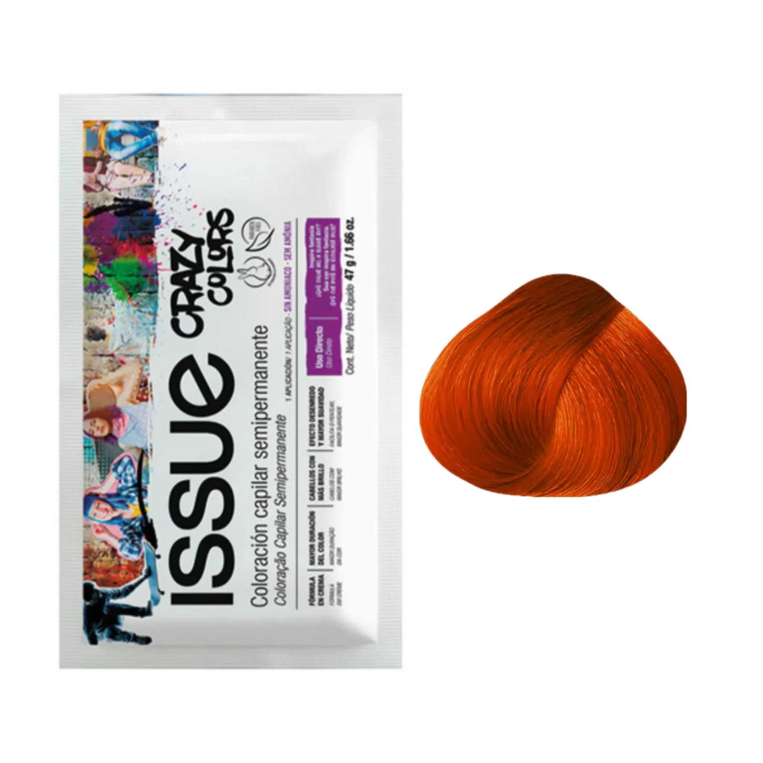 307641 Tintura Crazy Color Naranja - Imagen 1