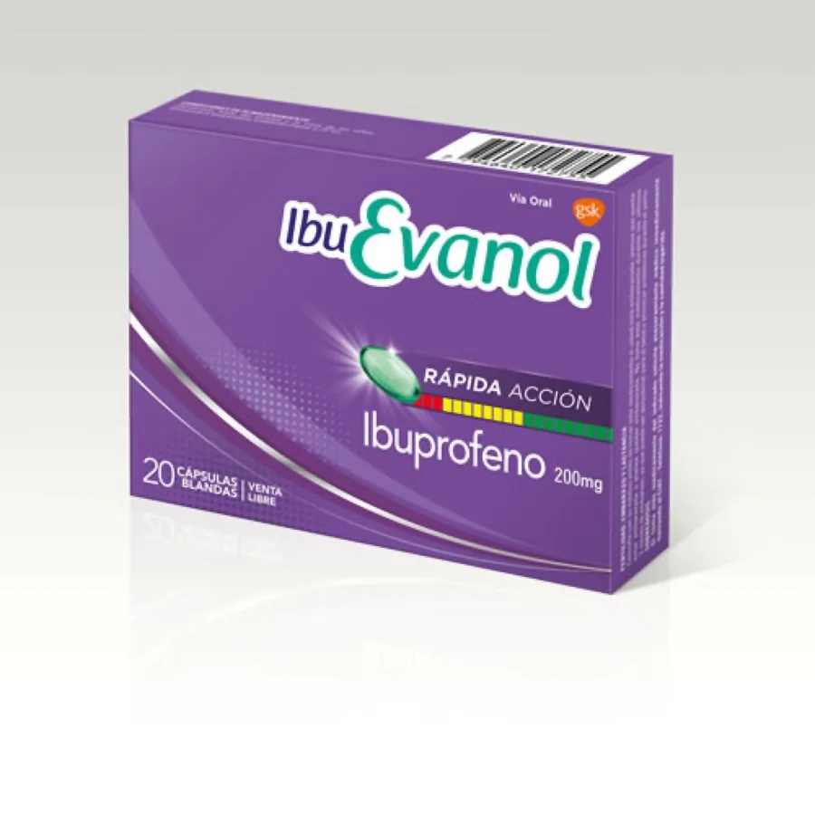 Ibu Evanol Rápida Acción Cápsulas