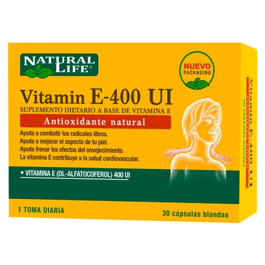 Vita E 400 mg Cápsulas Blandas x 30