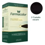 Tintura Farmacolor tono 3 Castaño Oscuro – Farmacolor
