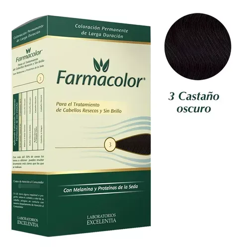 9936710 Tintura Farmacolor tono 3 Castaño Oscuro – Farmacolor - Imagen 1