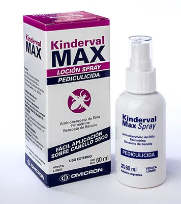 Kinderval Max Loción Pediculicida x 60 ml
