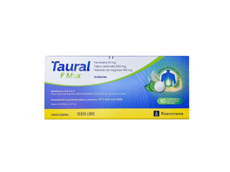 Taural F Max 10 mg x10 comprimidos