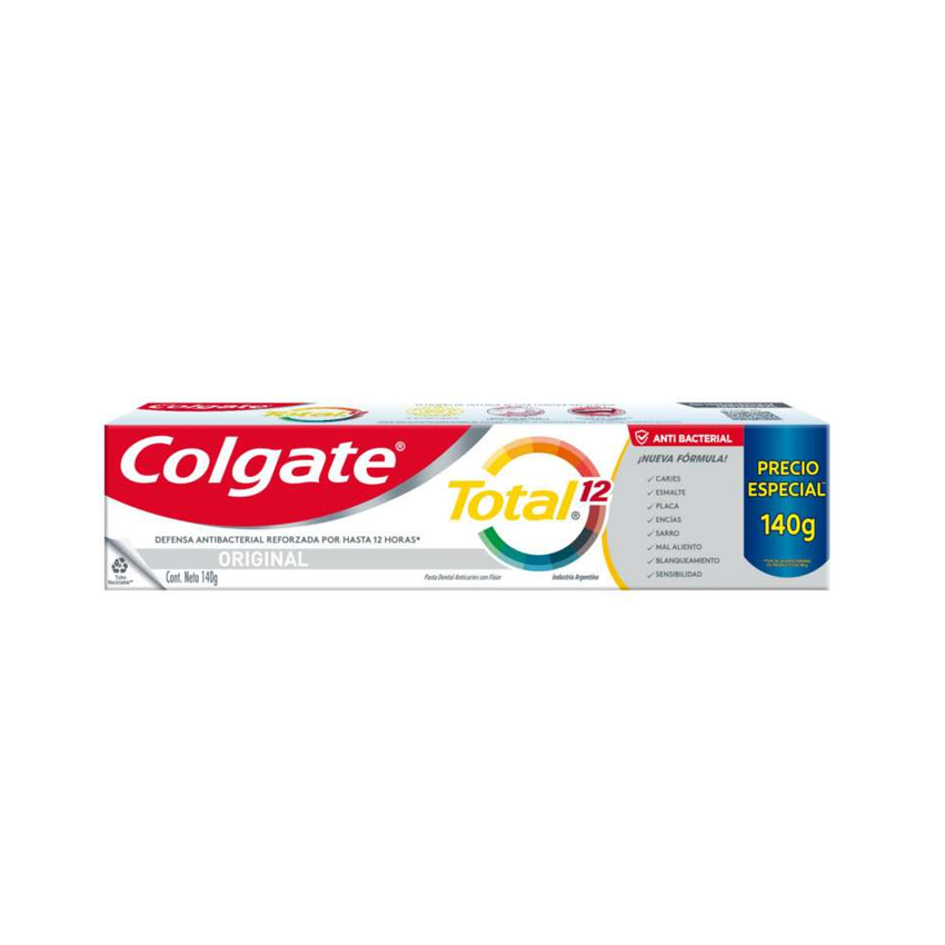 7509546688404 Colgate Total 12 Original Pasta Dental 140 g - Imagen 1