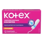 Kotex Super Flujo Muy Intenso Tampx12
