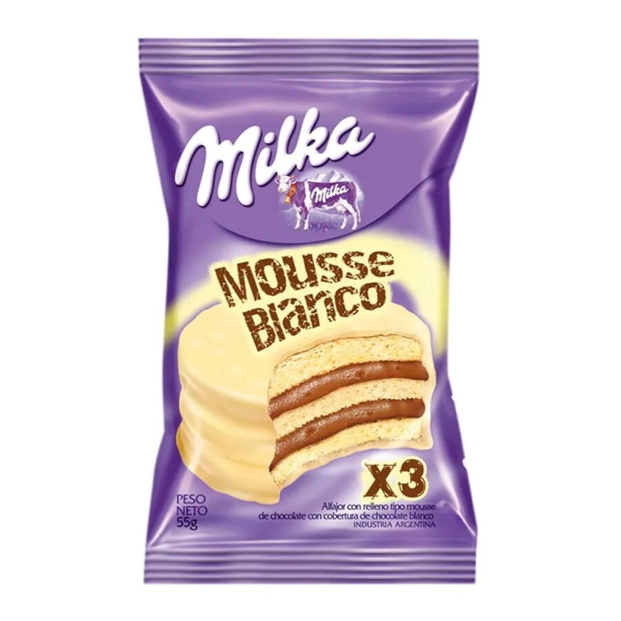 Alfajor Milka Mousse Blanco x 61g
