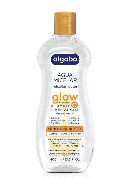 Algabo Agua Micelar Glow 400 ml