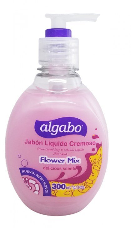 Algabo Jabón Líquido Cremoso Flower Magic