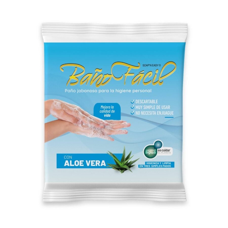 Baño Fácil Original Aloe Vera Toallitas Húmedas