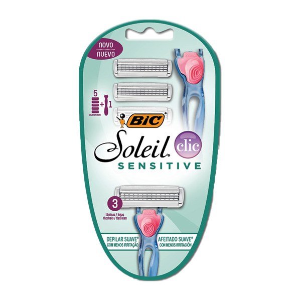Bic Solei Clic Sensitive Repuestos x 5 unidades Bic Solei Clic Sensitive Repuestos x 5 unidades