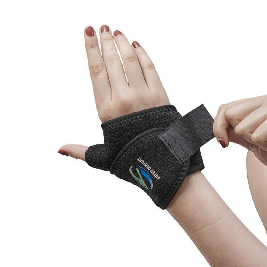 Boom Muñequera de Neoprene con Soporte para Pulgar