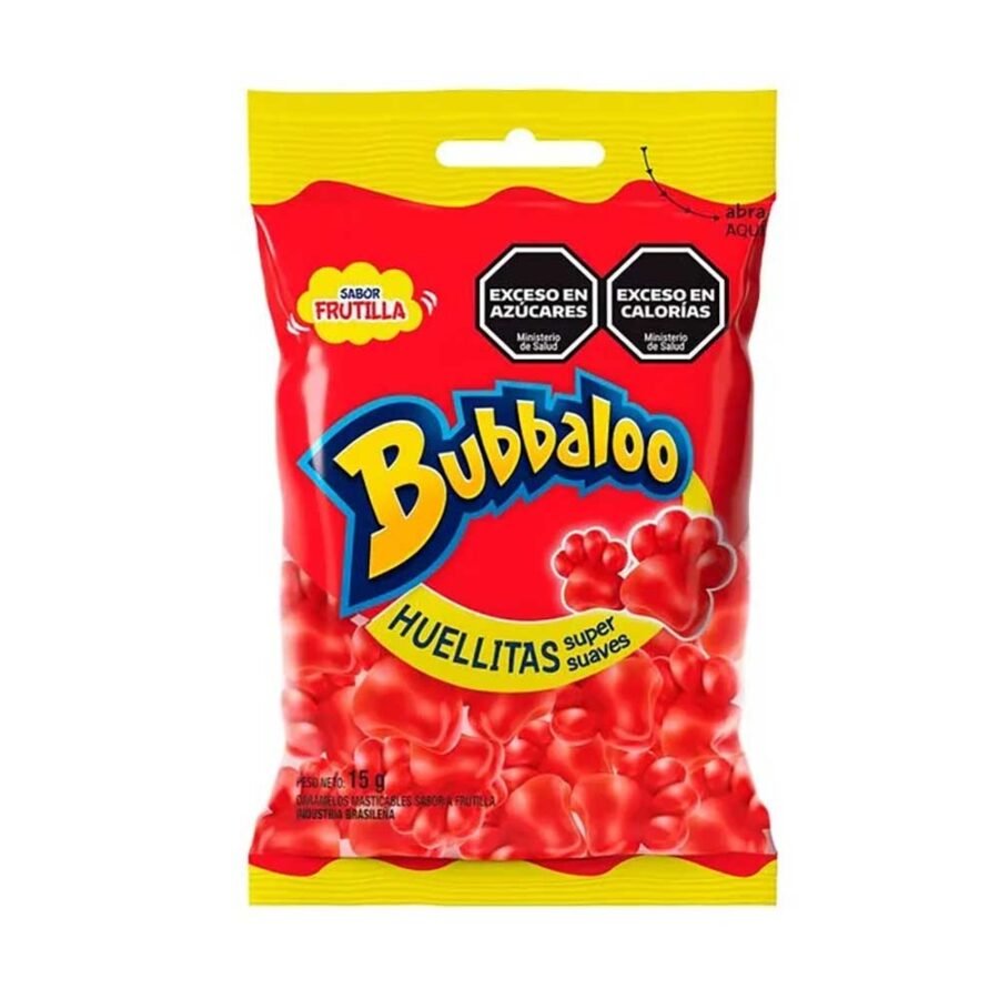 Bubbaloo Gomita Huellitas