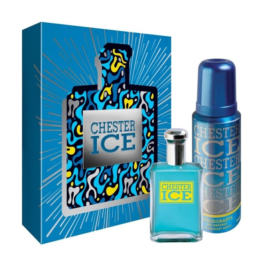 Chester Ice Eau de Toilette Masculina 60ml + Desodorante 150ml Set