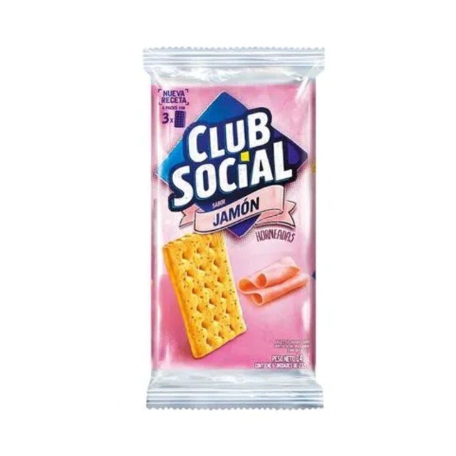 Club Social Galletitas de Jamón x 24g