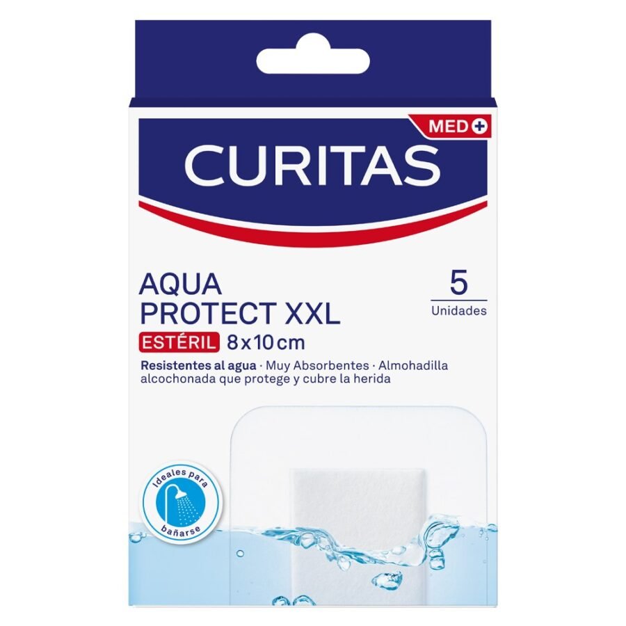 Curitas Aqua XXL Apósitos Impermeables 8x10cm x 5 unidades