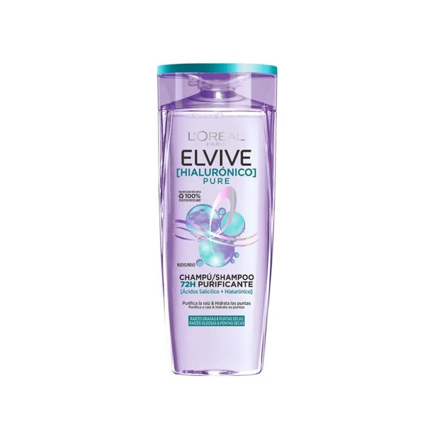 Elvive Hyaluronic Pure Shampoo Hidra Purificante 300 ml