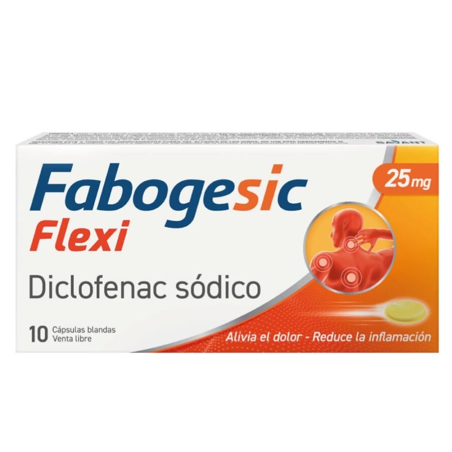 FABOGESIC FLEXI 25 mg cápsx10