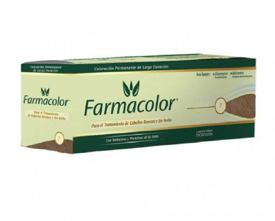 Farmacolor Raíces y Retoque Coloración Tono 7 Rubio