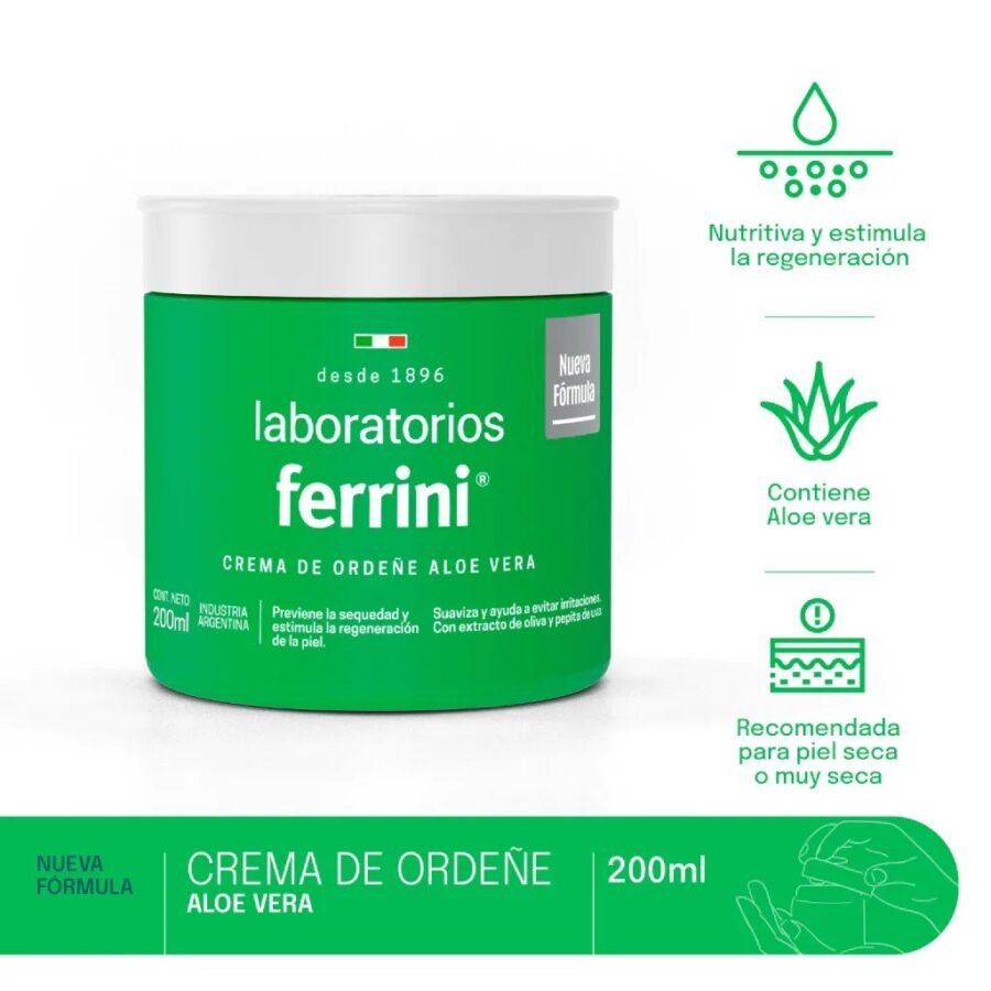 Ferrini Ordeñe Crema con Aloe Vera 200ml