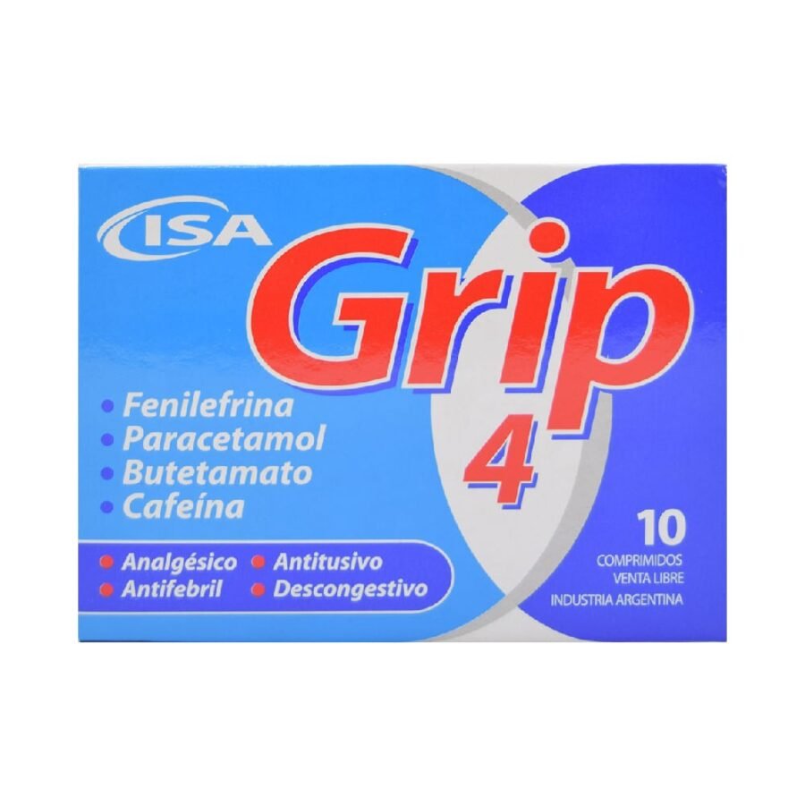 Isagrip 4 Comprimidos x 10