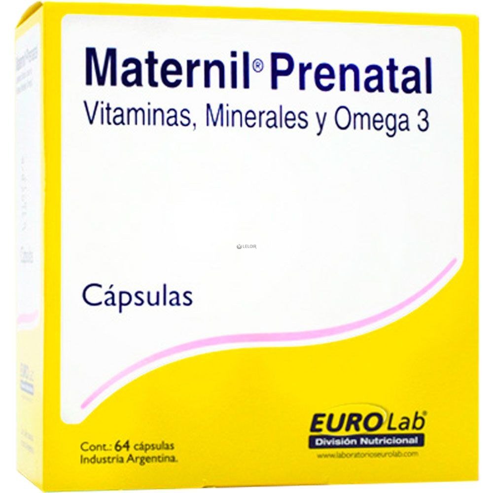 Maternil Prenatal Cápsulas x 64 Maternil Prenatal Cápsulas x 64