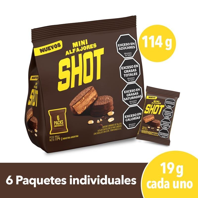 Mini Alfajores Shot x 114g