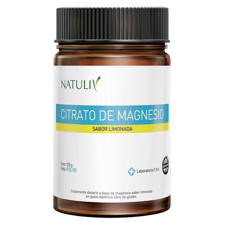 Natuliv Citrato de Magnesio Sabor Limonada