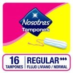 Nosotras Regular Tampones sin Aplicador x 16 unidades