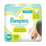Pampers Pañal Premium Care Recién Nacido+ Babydry x 36 unidades