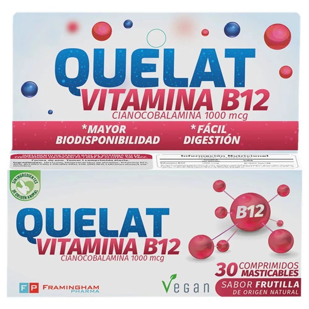 Quelat B12 Masticable Comprimidos x 30 Quelat B12 Masticable Comprimidos x 30