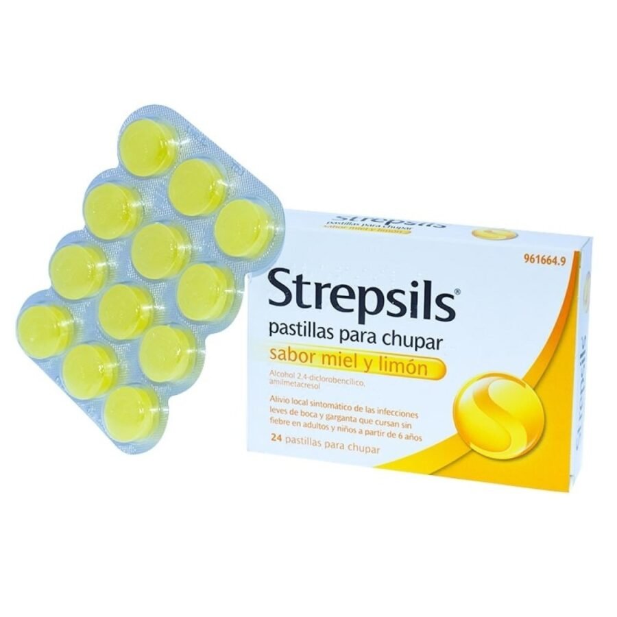 Strepsils Caramelos Miel y Limón x 9