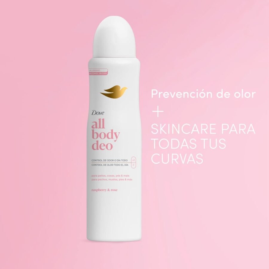 DOVE ALL BODY RASPBERRY 150 ML AERO DES