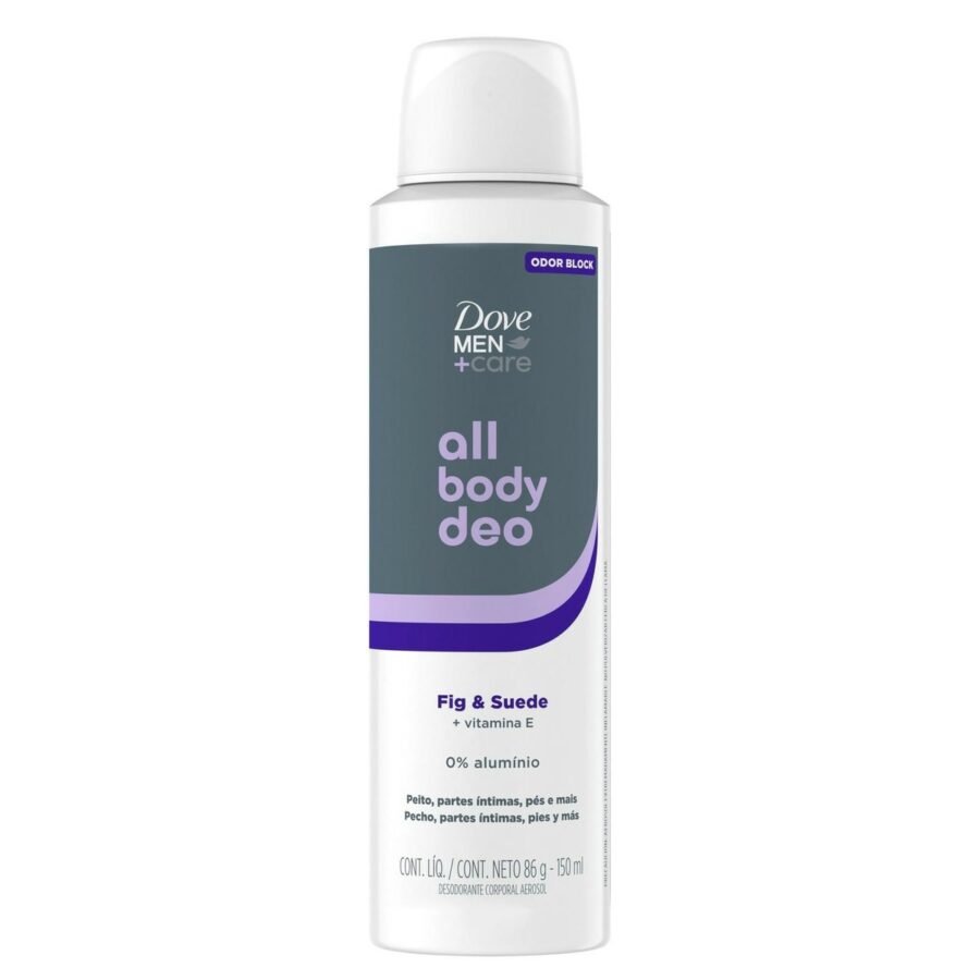 DOVE MEN ALL BODY F&SUEDE 150ML AERO DES