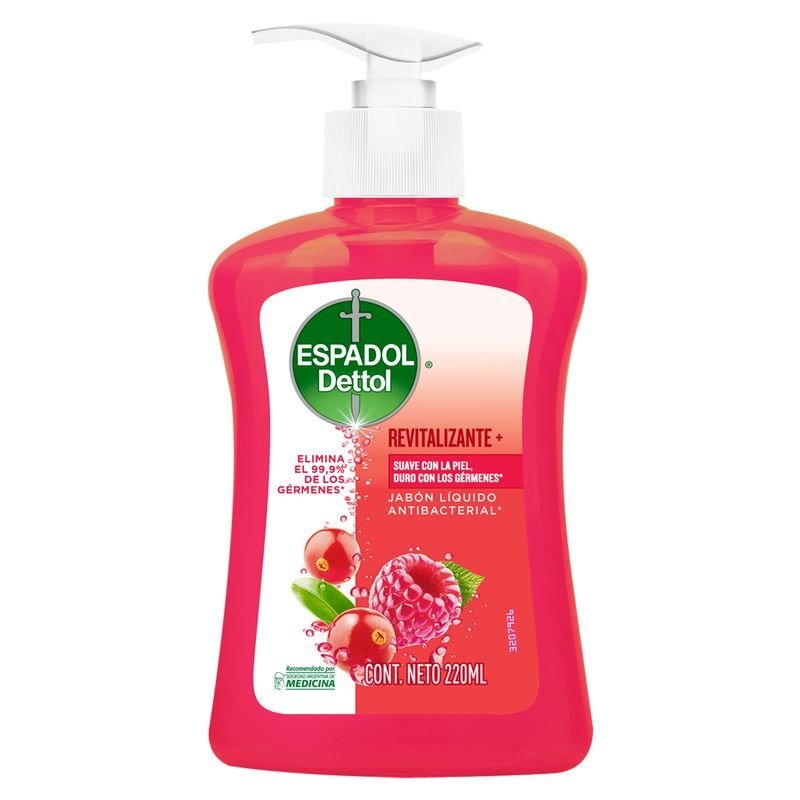 Espadol Revitalizante Jabón Líquido Antibacterial 500 ml Recarga