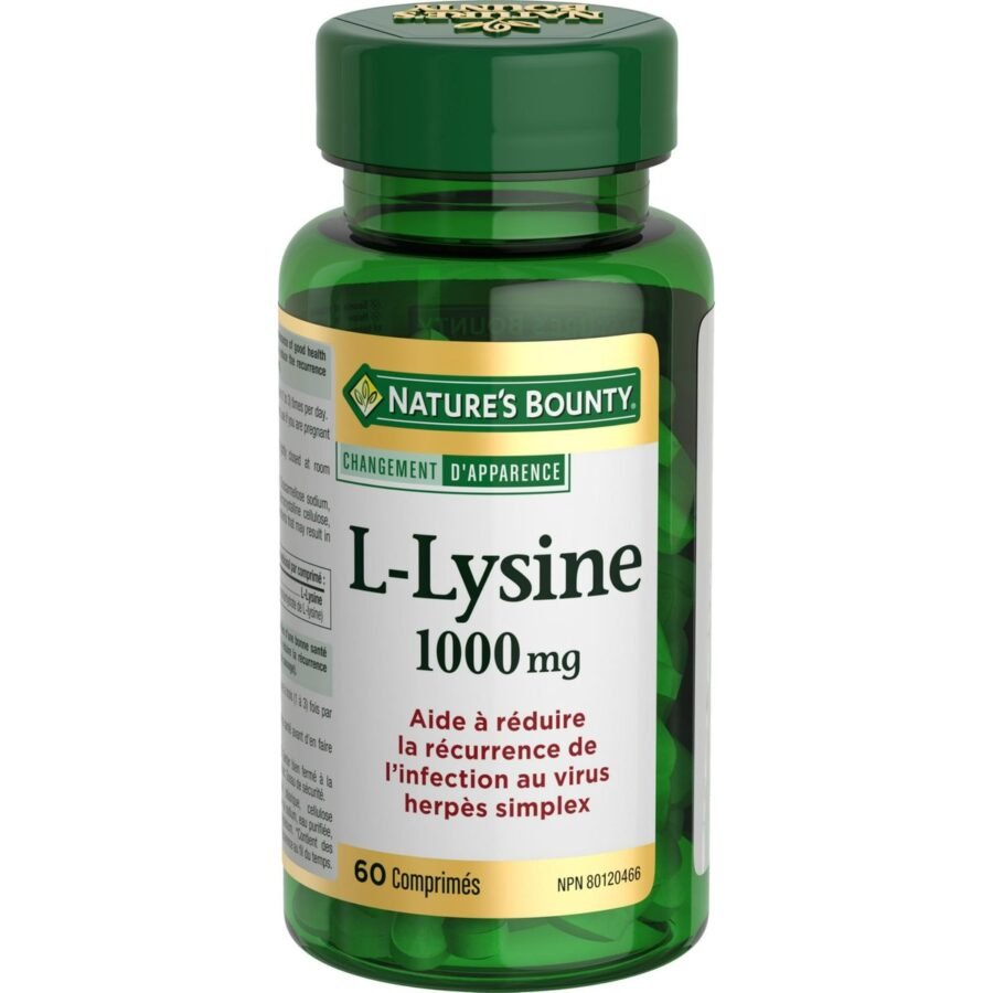 Nature's Bounty L-Lisina 1000 mg x 60 comprimidos