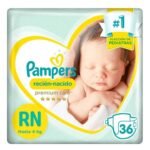 Pampers Recién Nacido NB+ Pañales x 36 unidades