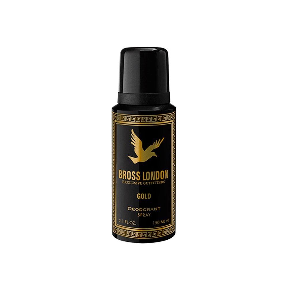 BROSS-LONDON-GOLD-AERO-150-ML-DESODORANTE BROSS LONDON GOLD AERO 150 ML DESODORANTE
