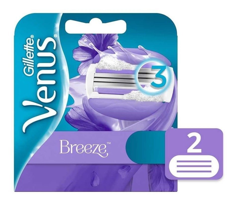 Gillette-Venus-Breeze-Cartuchos-de-Repuesto-x-2-unidades Gillette Venus Breeze Cartuchos de Repuesto x 2 unidades