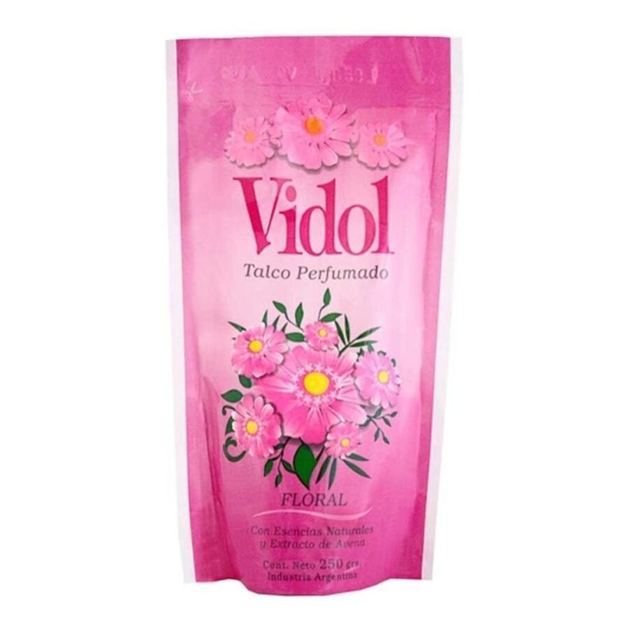 Vidol Talco Corporal Floral Repuesto 250 g